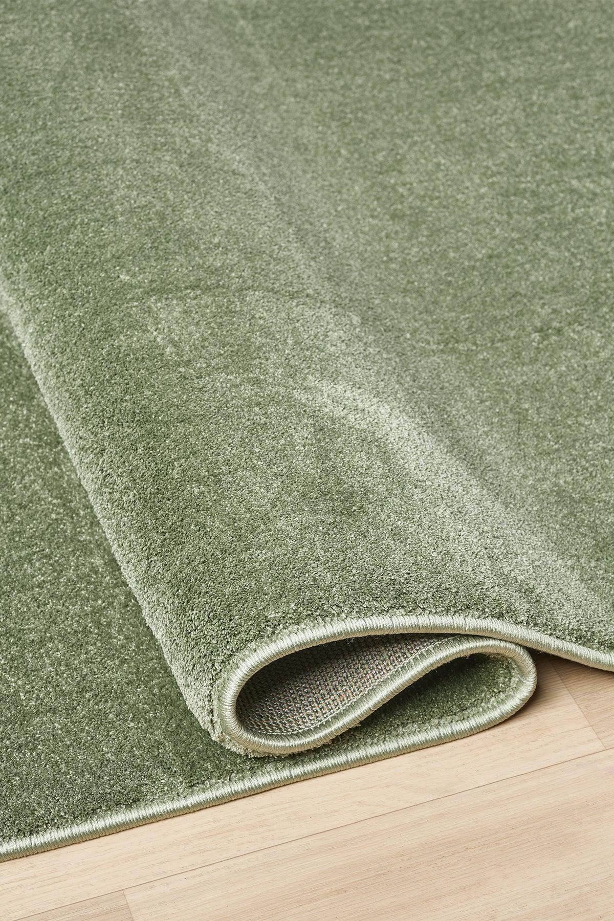 Alora Soft Collection 4500 Yeşil – Ultra Yumuşak 15mm Modern Makine Halısı - HALI VAGONU