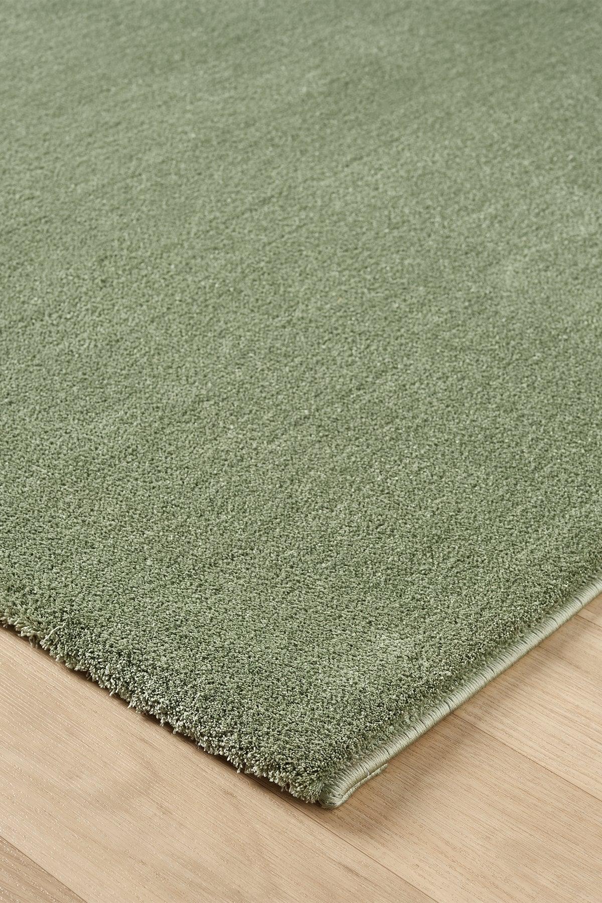 Alora Soft Collection 4500 Yeşil – Ultra Yumuşak 15mm Modern Makine Halısı - HALI VAGONU