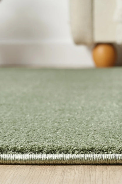 Alora Soft Collection 4500 Yeşil – Ultra Yumuşak 15mm Modern Makine Halısı - HALI VAGONU