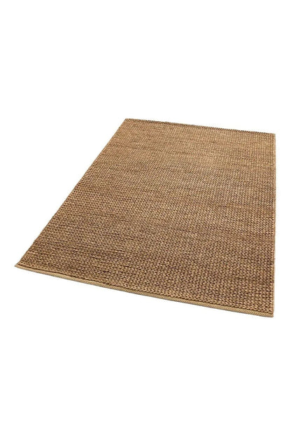 CHOTI CHOTI BROWN - 4 El Dokuma Naturel Jüt Hasır Halı - HALI VAGONU