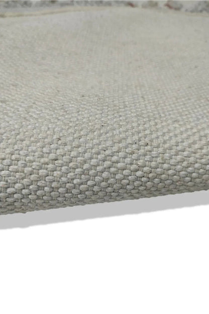 Cotton Serisi Multy Tonlarında Eskitme Geometrik Otantik Desenli Dekoratif Dokuma Taban Kilim - HALI VAGONU