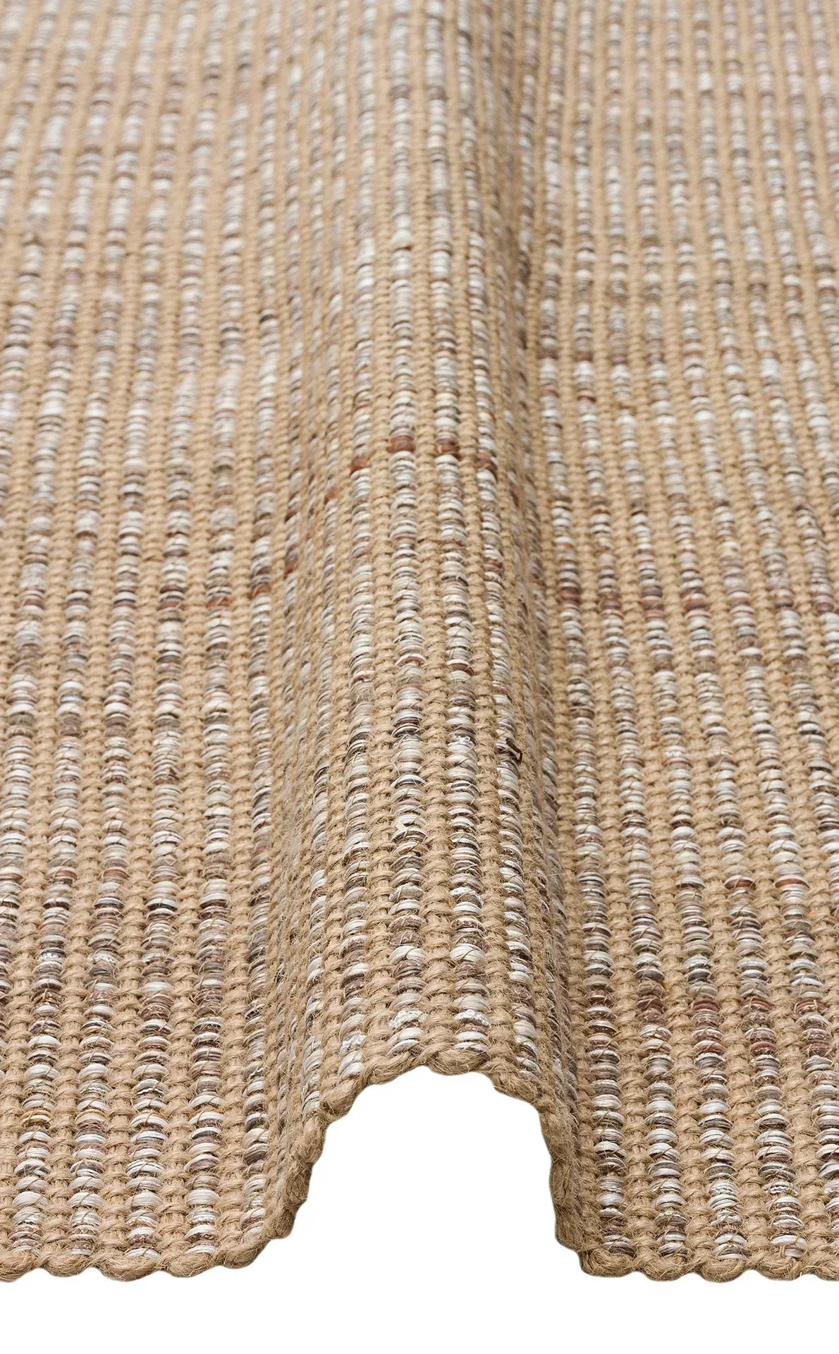 DOHA DH 01 BEIGE Jüt ve Polyester ile Üretilen Çift Taraflı Modern Kilim - HALI VAGONU