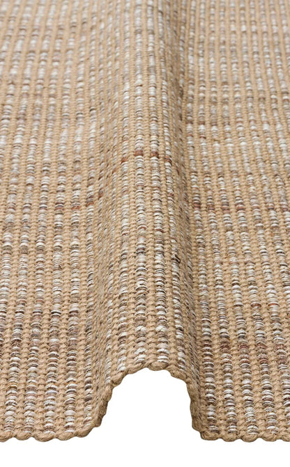 DOHA DH 01 BEIGE Jüt ve Polyester ile Üretilen Çift Taraflı Modern Kilim - HALI VAGONU
