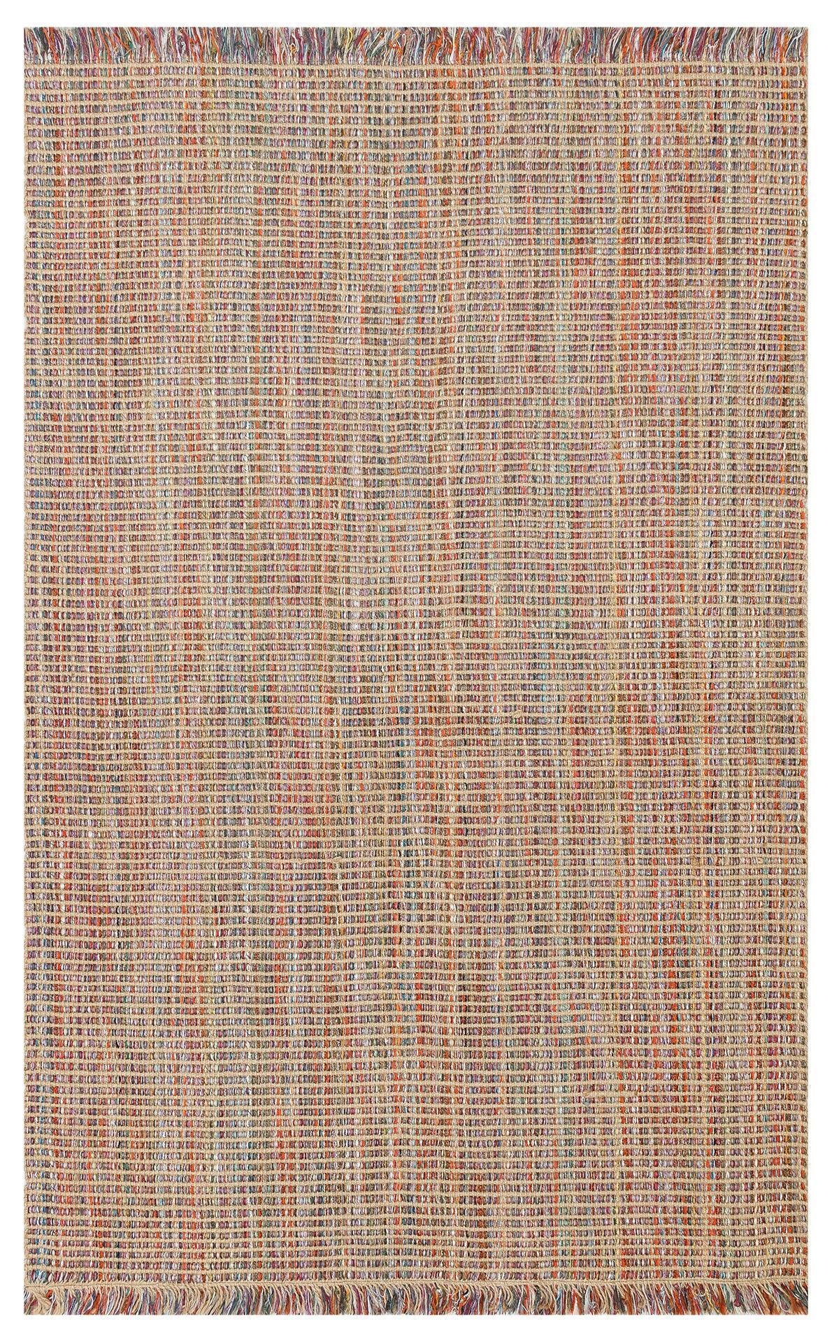 DOHA DH 01 MULTY Jüt ve Polyester ile Üretilen Çift Taraflı Modern Kilim - HALI VAGONU
