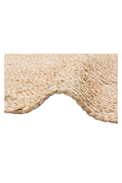 ECHO ECH 10 NATURAL El Dokuma Naturel Jüt Hasır Halı - HALI VAGONU