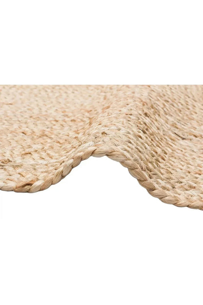 ECHO ECH 10 NATURAL El Dokuma Naturel Jüt Hasır Halı - HALI VAGONU