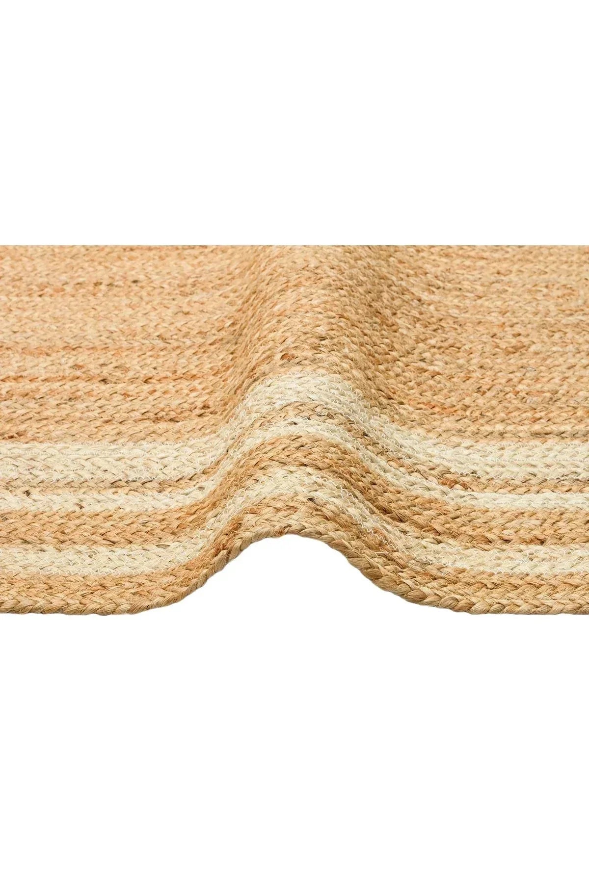 Echo Ech 10 Natural White Xw Flatweave El Dokuma Naturel Jüt Hasır Halı - HALI VAGONU