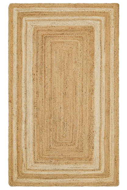 Echo Ech 10 Natural White Xw Flatweave El Dokuma Naturel Jüt Hasır Halı - HALI VAGONU
