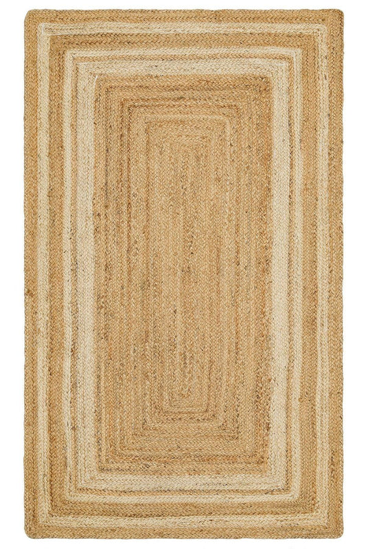 Echo Ech 10 Natural White Xw Flatweave El Dokuma Naturel Jüt Hasır Halı - HALI VAGONU