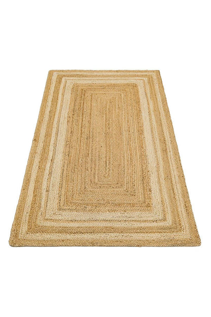 Echo Ech 10 Natural White Xw Flatweave El Dokuma Naturel Jüt Hasır Halı - HALI VAGONU
