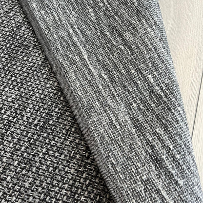 Gri Kumaş Bordürlü Gri Sisal Halı - El Yapımı, Evcil Hayvan Dostu, Modern Tasarım - HVSB03 - HALI VAGONU