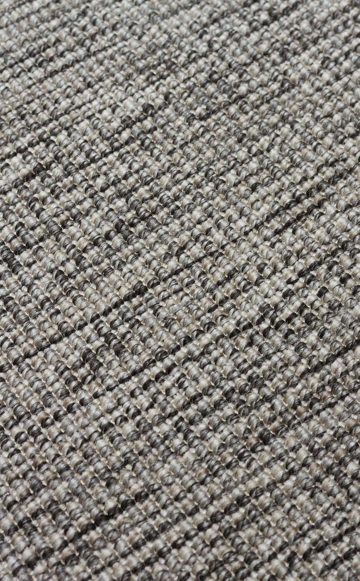 Gri Kumaş Bordürlü Sisal Halı - El Yapımı, Dayanıklı, Modern Tasarım - ZHR_2705_Grey_BRD_Grey - HALI VAGONU