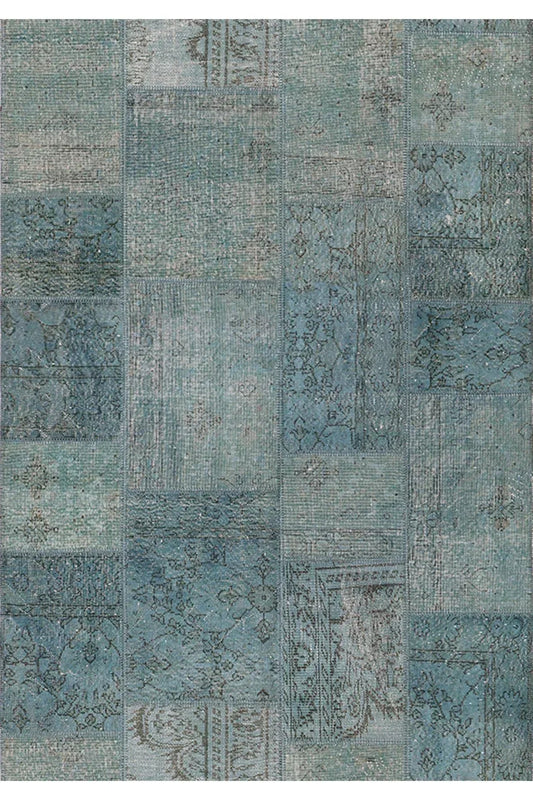 Halı Vagonu 2091 Patchwork Desenli Yıkanabilir Kaymaz Salon Halısı, Koridor Ve Mutfak Halısı - HALI VAGONU