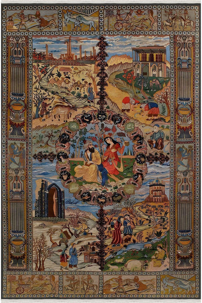 Halı Vagonu 51 Modern Stil Kreatif Halı Ve Kilim Salon Halısı Yıkanabilen Dekoratif Halı - HALI VAGONU