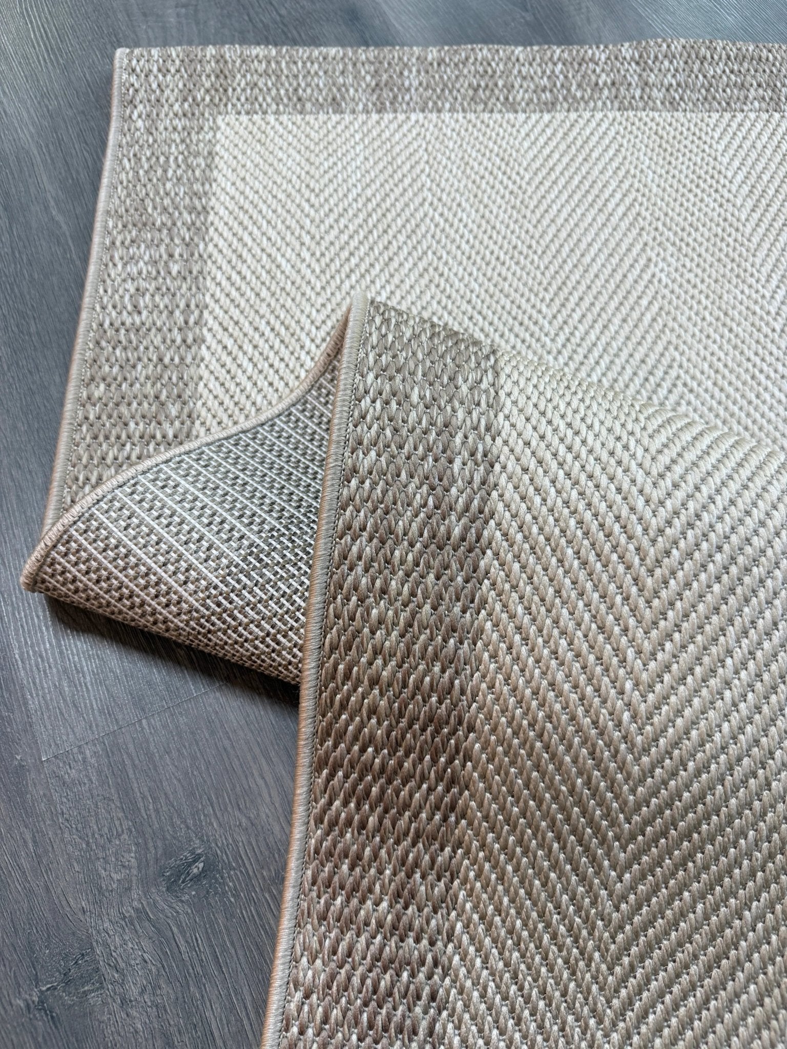 Halı Vagonu Agra AR02 Vizon Sisal Tarz Dokuma Halı - HALI VAGONU