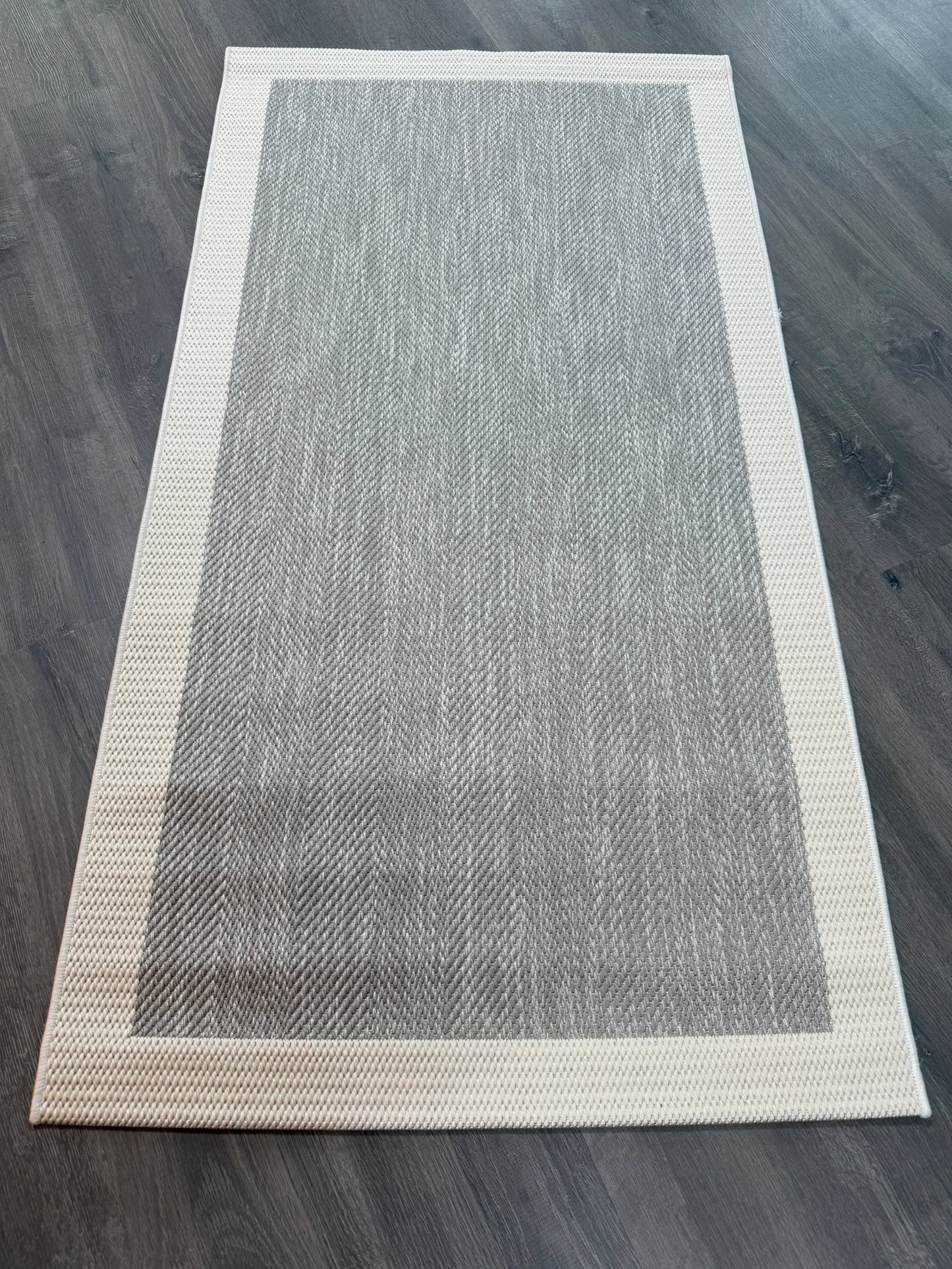 Halı Vagonu Agra AR03 Gri Sisal Tarz Dokuma Halı - HALI VAGONU