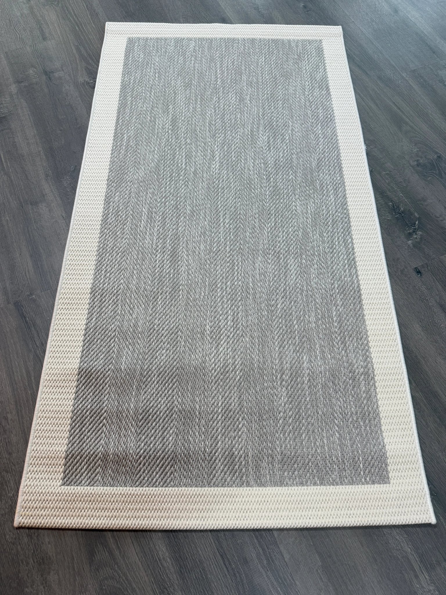 Halı Vagonu Agra AR03 Gri Sisal Tarz Dokuma Halı - HALI VAGONU