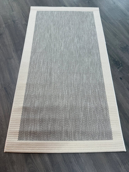 Halı Vagonu Agra AR03 Gri Sisal Tarz Dokuma Halı - HALI VAGONU