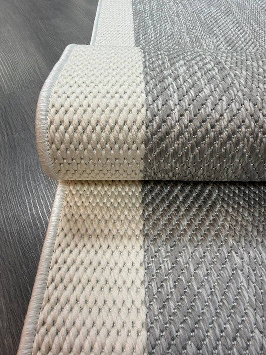 Halı Vagonu Agra AR03 Gri Sisal Tarz Dokuma Halı - HALI VAGONU