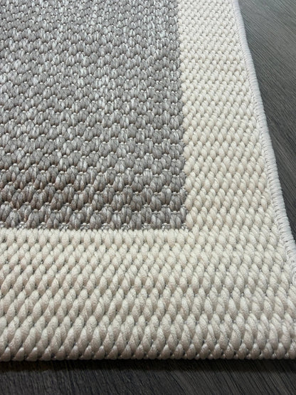 Halı Vagonu Agra AR05 Gri Sisal Tarz Dokuma Halı - HALI VAGONU