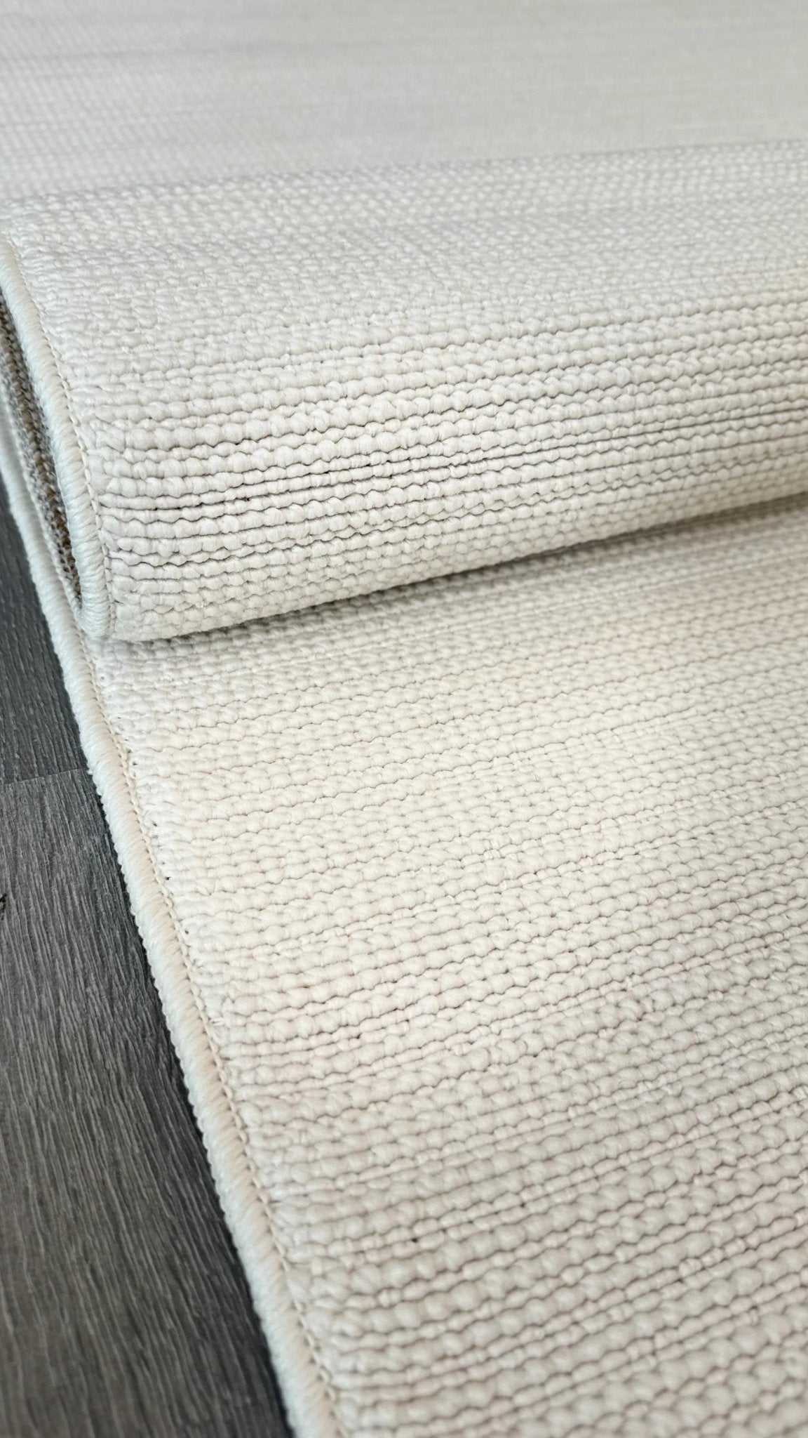 Halı Vagonu Alpaka 8002 Krem Sisal Dokuma Makine Halısı - HALI VAGONU