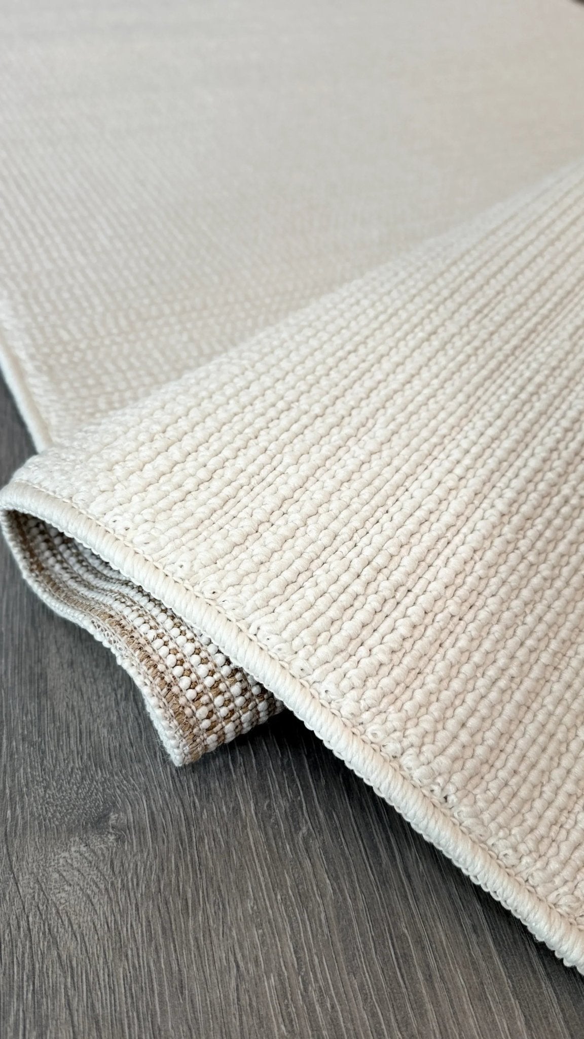 Halı Vagonu Alpaka 8002 Krem Sisal Dokuma Makine Halısı - HALI VAGONU