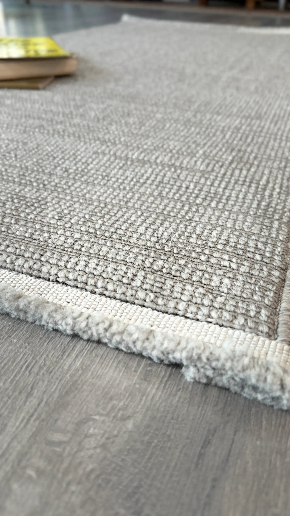 Halı Vagonu Alpaka 8003 Gri Sisal Dokuma Makine Halısı - HALI VAGONU