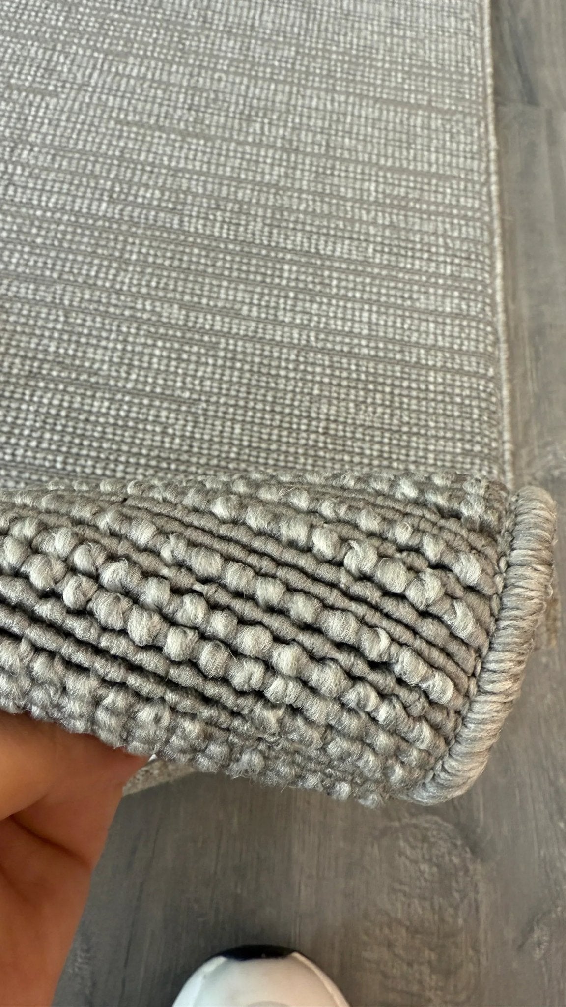 Halı Vagonu Alpaka 8003 Gri Sisal Dokuma Makine Halısı - HALI VAGONU