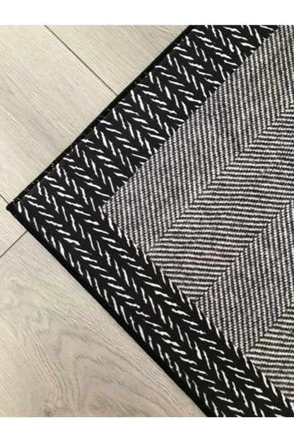 Halı Vagonu Balık Sırtı Desenli Dijital Baskı Halı HV - BS - 01 - HALI VAGONU