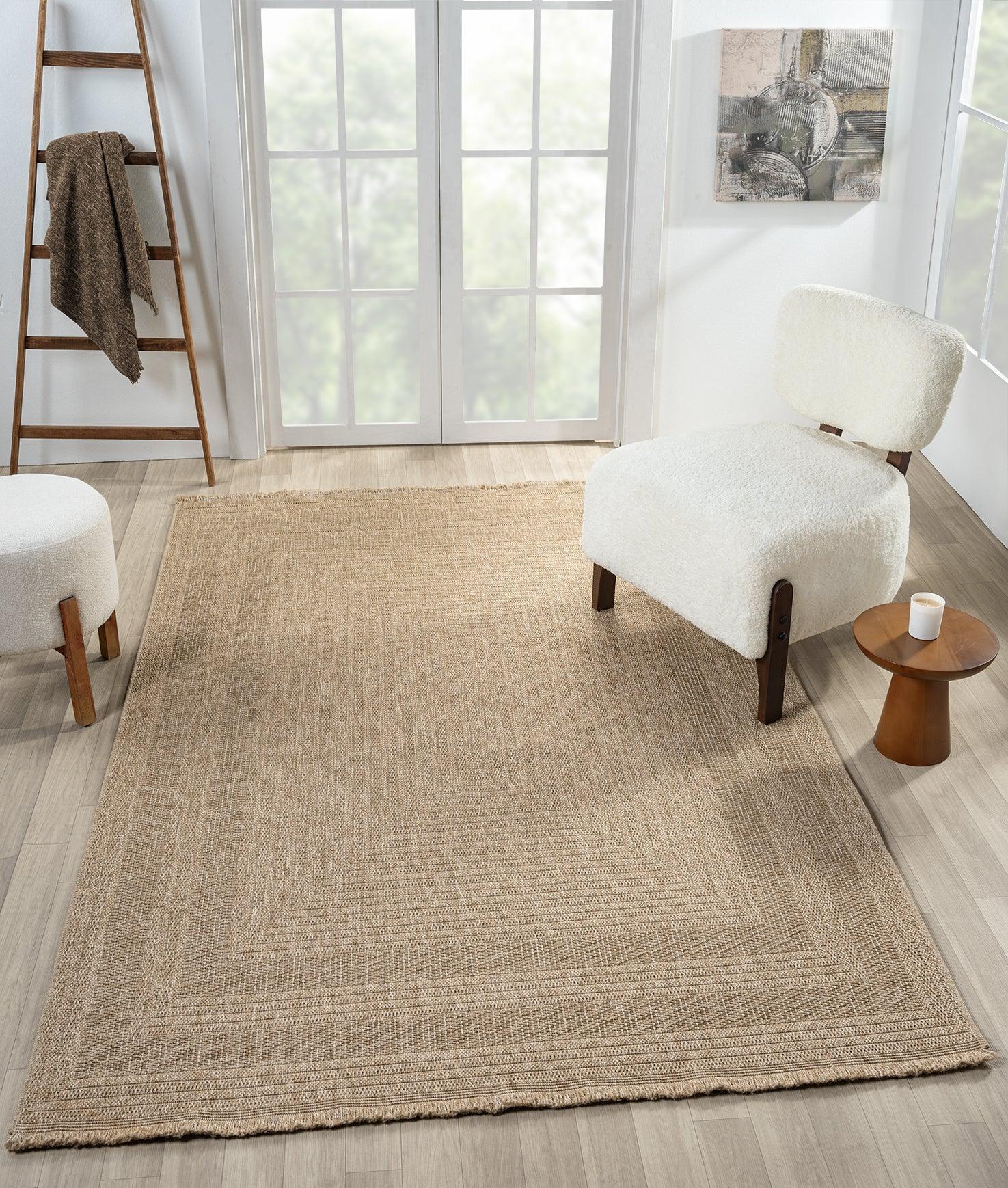 Halı Vagonu Botswana 668 Bej Sisal Halı - HALI VAGONU