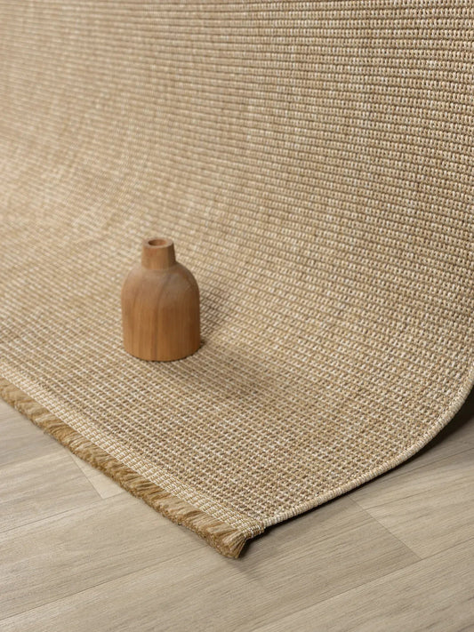 Halı Vagonu Himalaya 664 Bej İç ve Dış Mekan Kullanımına Uygun Hav Vermeyen Kolay Temizlenebilir Sisal Halı - HALI VAGONU