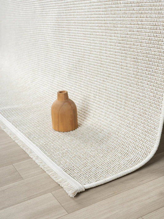 Halı Vagonu Himalaya 664 Krem İç ve Dış Mekan Kullanımına Uygun Hav Vermeyen Kolay Temizlenebilir Sisal Halı - HALI VAGONU