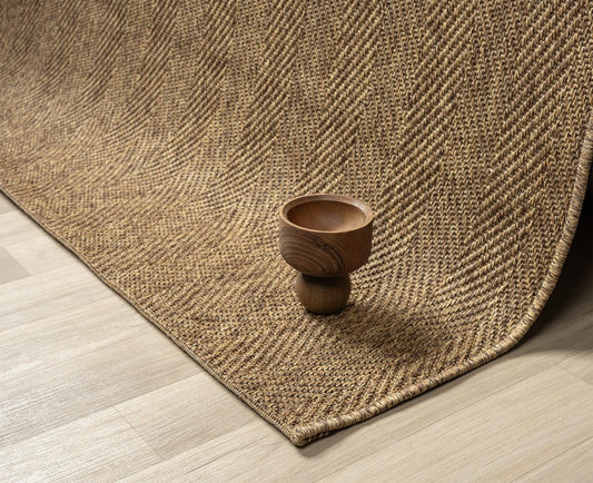 Halı Vagonu Himalaya 665 Kahve İç ve Dış Mekan Kullanımına Uygun Hav Vermeyen Kolay Temizlenebilir Sisal Halı - HALI VAGONU