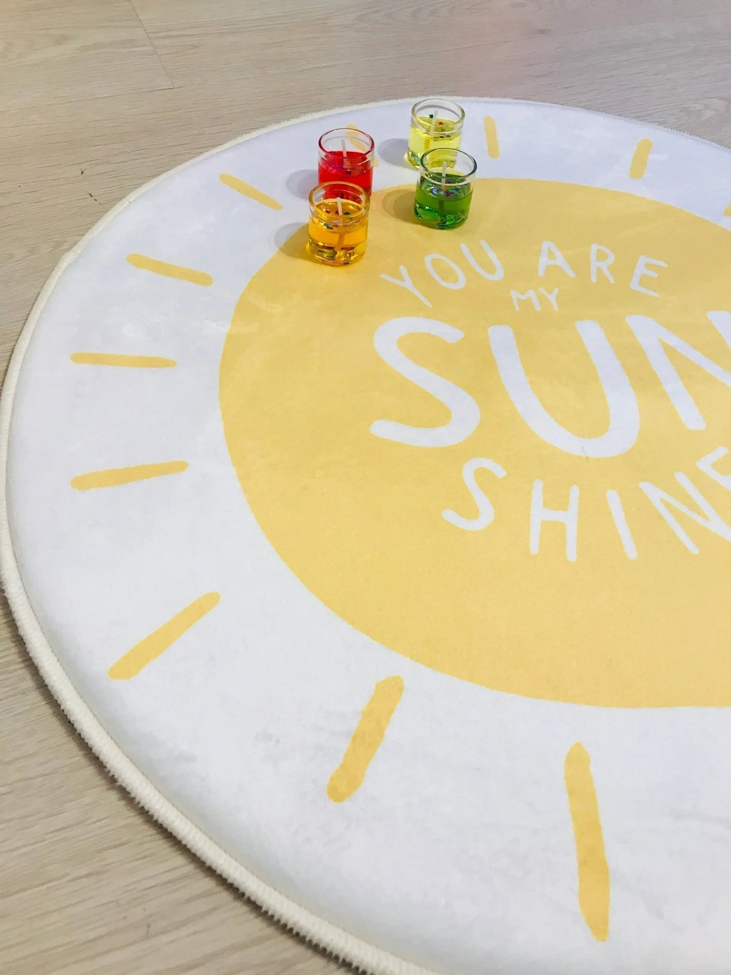 Halı Vagonu HV366 You Are My Sunshine Çocuk Halısı - Yumuşak, Kolay Temizlenebilir, 3 Kalite Seçeneği - HALI VAGONU