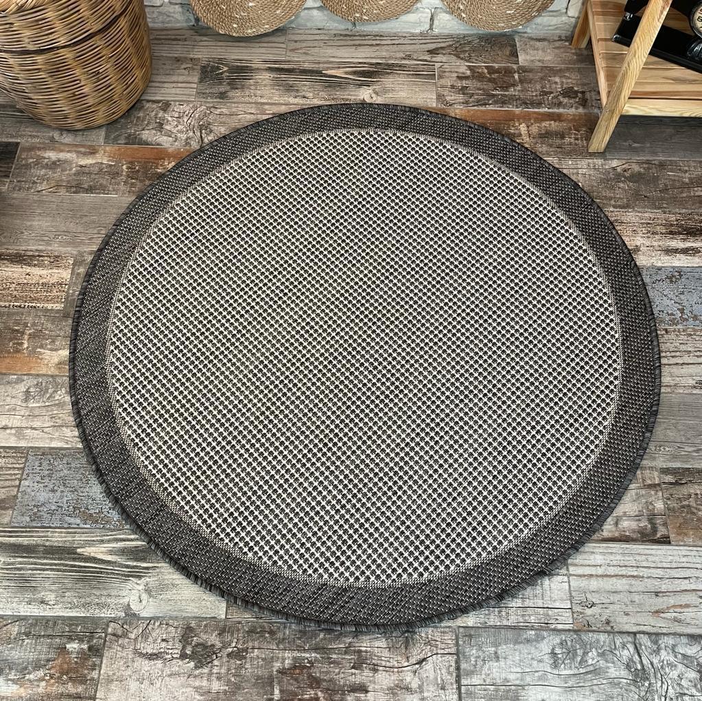 Halı Vagonu JS9213 Jüt Sisal Gri Makine Halısı - Kaymaz Taban, Dayanıklı, Tozsuz ve Hav Yapmaz - HALI VAGONU