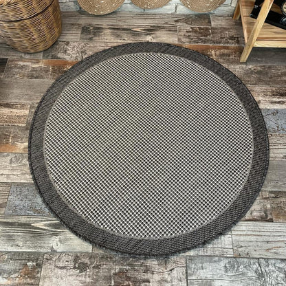 Halı Vagonu JS9213 Jüt Sisal Gri Makine Halısı - Kaymaz Taban, Dayanıklı, Tozsuz ve Hav Yapmaz - HALI VAGONU