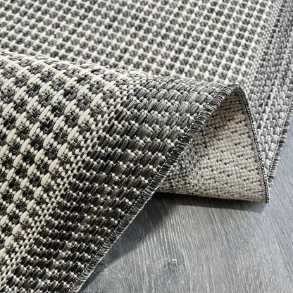 Halı Vagonu JS9213 Jüt Sisal Gri Makine Halısı - Kaymaz Taban, Dayanıklı, Tozsuz ve Hav Yapmaz - HALI VAGONU