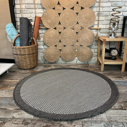 Halı Vagonu JS9213 Jüt Sisal Gri Makine Halısı - Kaymaz Taban, Dayanıklı, Tozsuz ve Hav Yapmaz - HALI VAGONU
