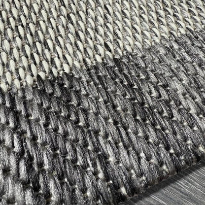 Halı Vagonu JS9313 Jüt Sisal Gri Makine Halısı - Kaymaz Taban, Dayanıklı, Tozsuz ve Hav Yapmaz - HALI VAGONU