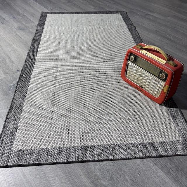 Halı Vagonu JS9313 Jüt Sisal Gri Makine Halısı - Kaymaz Taban, Dayanıklı, Tozsuz ve Hav Yapmaz - HALI VAGONU