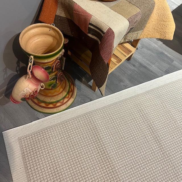 Halı Vagonu JS9427 Jüt Sisal Halı, Kaymaz Taban, Dayanıklı, Tozsuz, Hav Yapmaz - HALI VAGONU