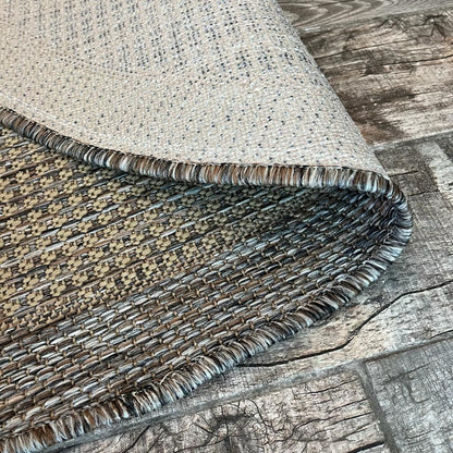 Halı Vagonu JS9509 Jüt Sisal Halı, Kaymaz Taban, Dayanıklı, Tozsuz ve Hav Yapmaz - HALI VAGONU