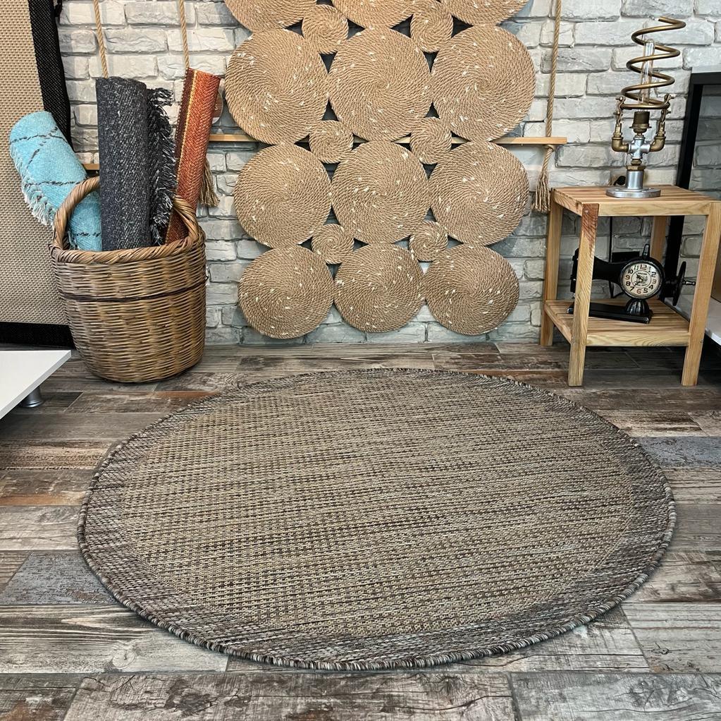 Halı Vagonu JS9509 Jüt Sisal Halı, Kaymaz Taban, Dayanıklı, Tozsuz ve Hav Yapmaz - HALI VAGONU