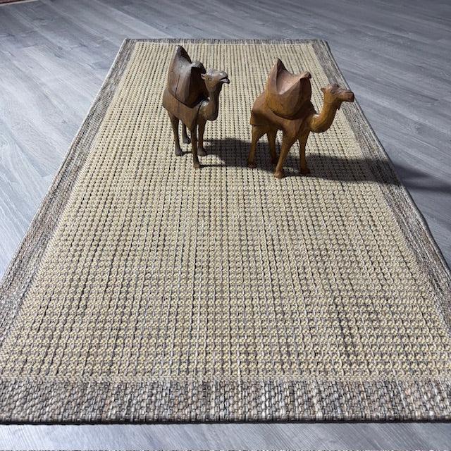 Halı Vagonu JS9509 Jüt Sisal Halı, Kaymaz Taban, Dayanıklı, Tozsuz ve Hav Yapmaz - HALI VAGONU