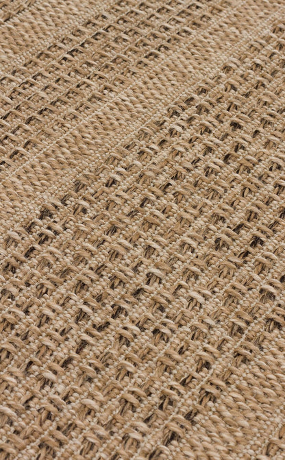 Halı Vagonu Lalibela LLB01 NATURAL Güneş Işığı ve Suya Dayanıklı Jüt Görünümlü Sisal Halı - HALI VAGONU