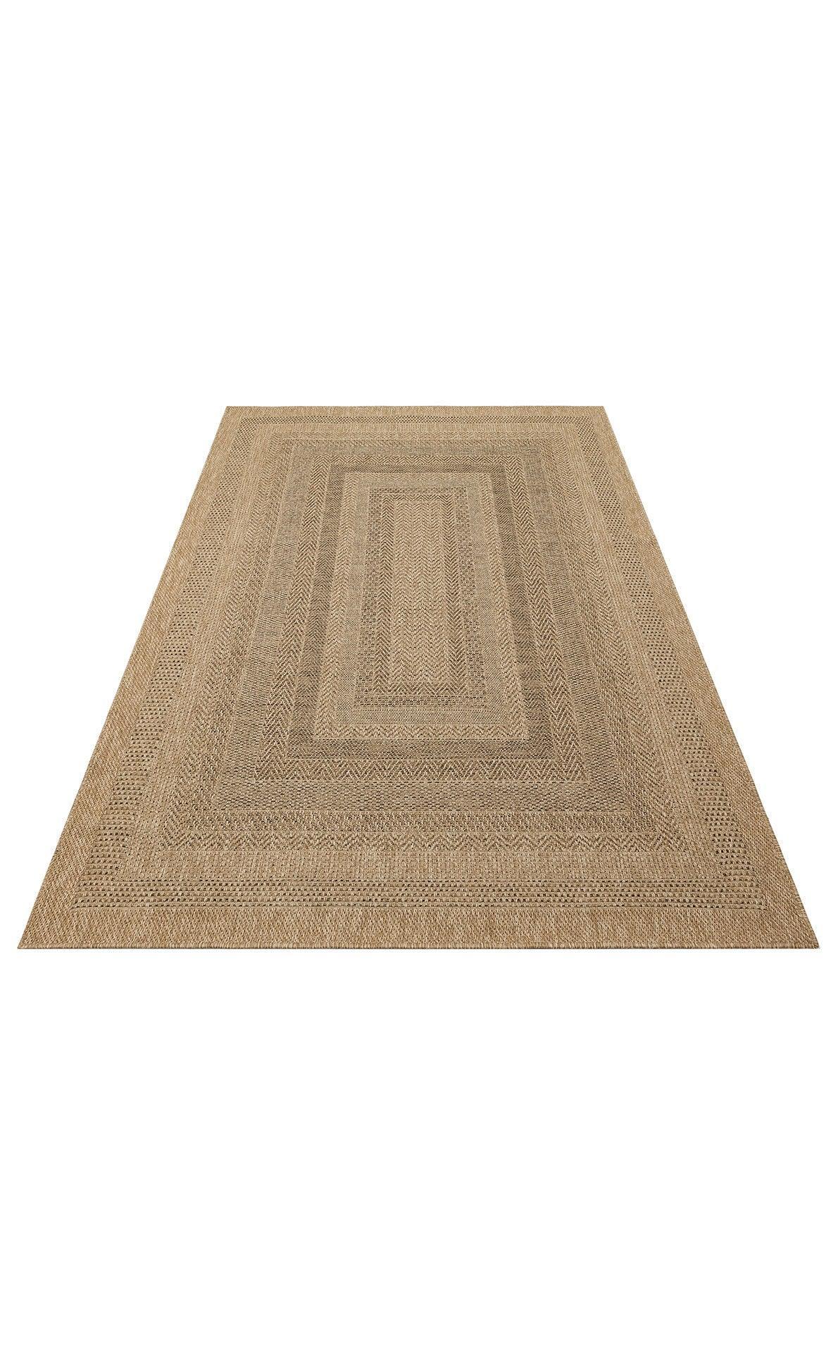 Halı Vagonu Lalibela LLB02 NATURAL Güneş Işığı ve Suya Dayanıklı Jüt Görünümlü Sisal Halı - HALI VAGONU