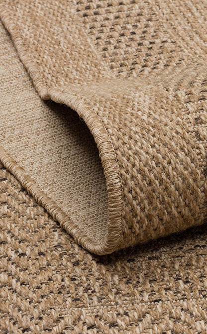 Halı Vagonu Lalibela LLB02 NATURAL Güneş Işığı ve Suya Dayanıklı Jüt Görünümlü Sisal Halı - HALI VAGONU