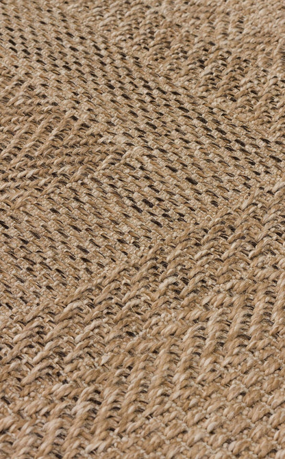 Halı Vagonu Lalibela LLB02 NATURAL Güneş Işığı ve Suya Dayanıklı Jüt Görünümlü Sisal Halı - HALI VAGONU