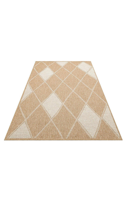 Halı Vagonu Lalibela LLB04 NATURAL Güneş Işığı ve Suya Dayanıklı Jüt Görünümlü Sisal Halı - HALI VAGONU