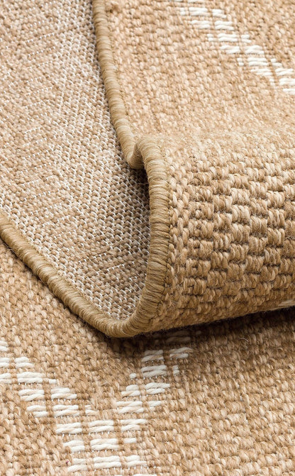 Halı Vagonu Lalibela LLB04 NATURAL Güneş Işığı ve Suya Dayanıklı Jüt Görünümlü Sisal Halı - HALI VAGONU